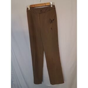 Yinger: ladies pants with embroidered hip and leg